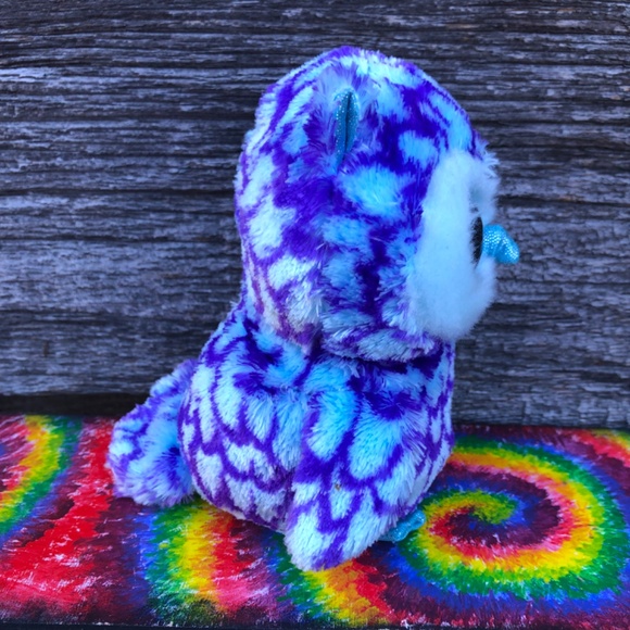 TY Beanie babies Oscar the owl plushie Stuffed animal toy plush Beanie Boos - Picture 2 of 11